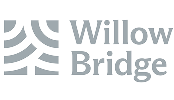 light grey Willow Bridge logo